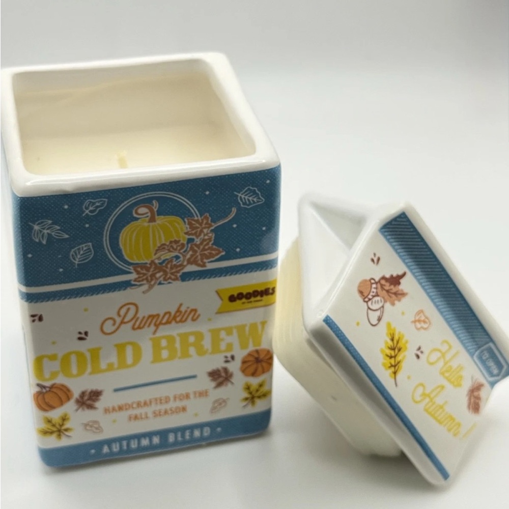 RARE Goodies Pumpkin Cold Brew Ceramic Candle Autumn Blend by DW Home